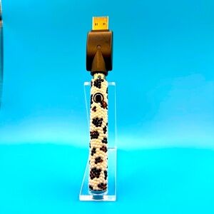 Cow Print Rhinestone 510 Threaded Battery